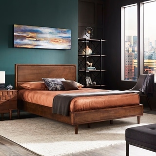 Mid-Century Modern Panel Bed - Bed Bath & Beyond - 36097583
