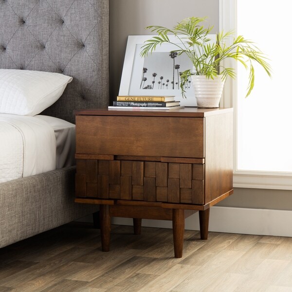 Carson Carrington Tessuto 2-drawer Night Stand