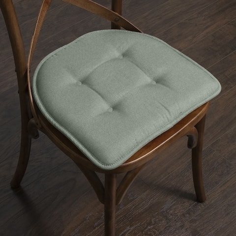 U-Shaped Memory Foam Chair Pad Pairs (Assorted Colors) - 16"x17"