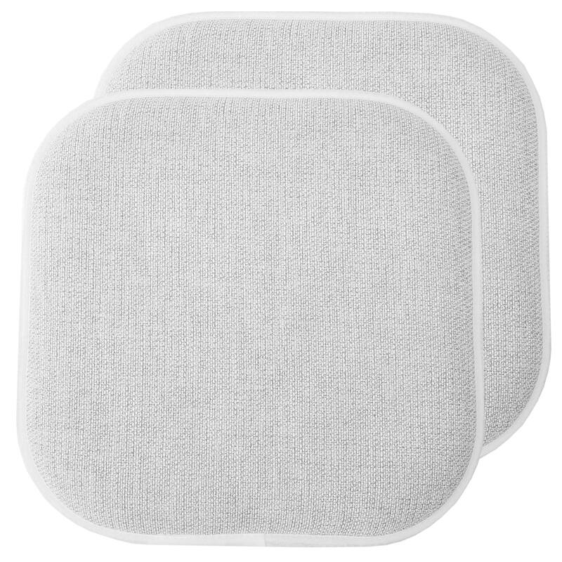 Porch & Den Brassie Non-slip Memory Foam 16-inch Chair Pad Set - 16"x16"