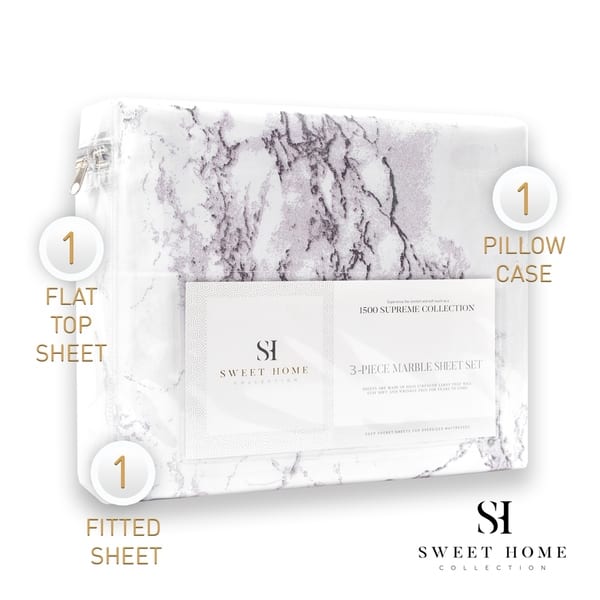 4-Piece Sheet Set - Marble