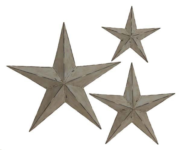 s-star steel material wall metal star decor Roselawnlutheran