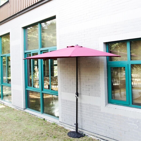Shop Kinbor Half Round 10 FT Outdoor Patio Umbrella Wall Window
