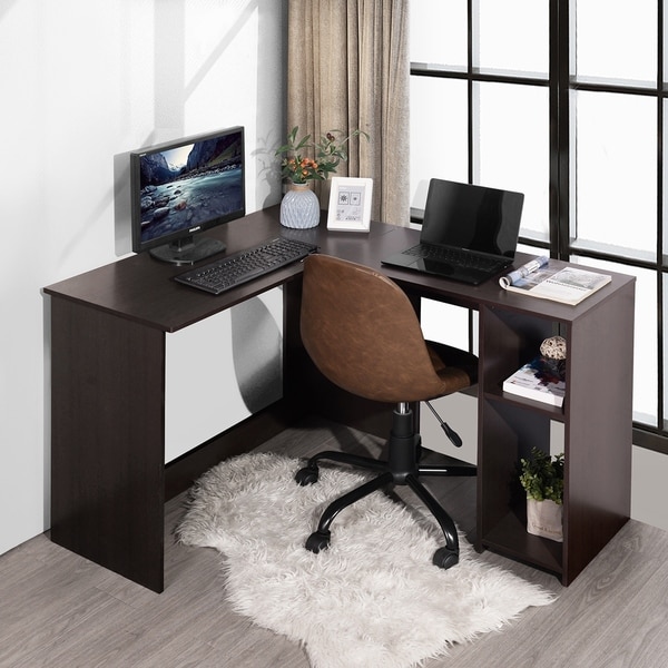 Shop Furniture R Home Office L Shape Computer Desk Writing Table