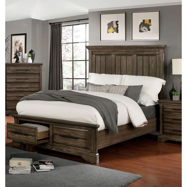 Shop The Gray Barn Broken Brook Transitional Light Walnut Platform