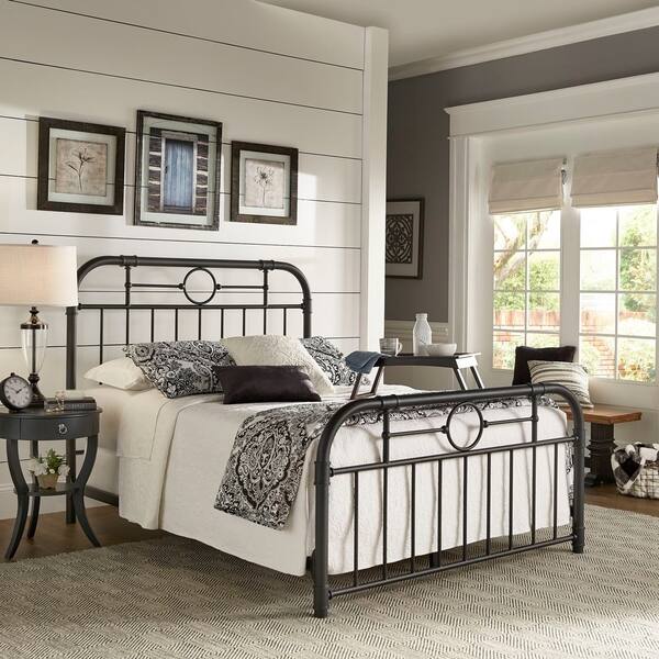 Shop Kendal Black Metal Bed By Inspire Q Classic On Sale