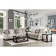 preview thumbnail 2 of 4, Furniture of America Izium Contemporary Off-white Upholstered Loveseat