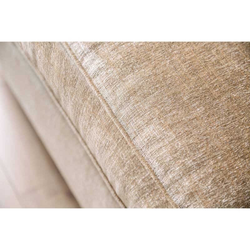 Furniture of America Dolarrai Traditional Beige Nailhead Sofa
