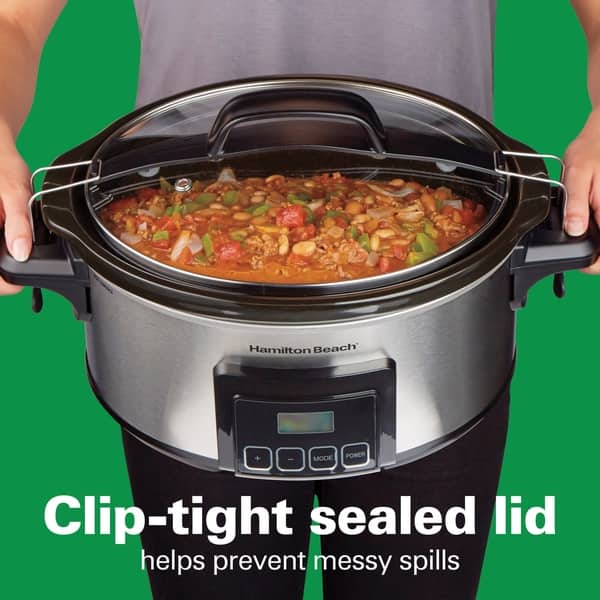 Stay or Go Programmable 7 Qt. Slow Cooker