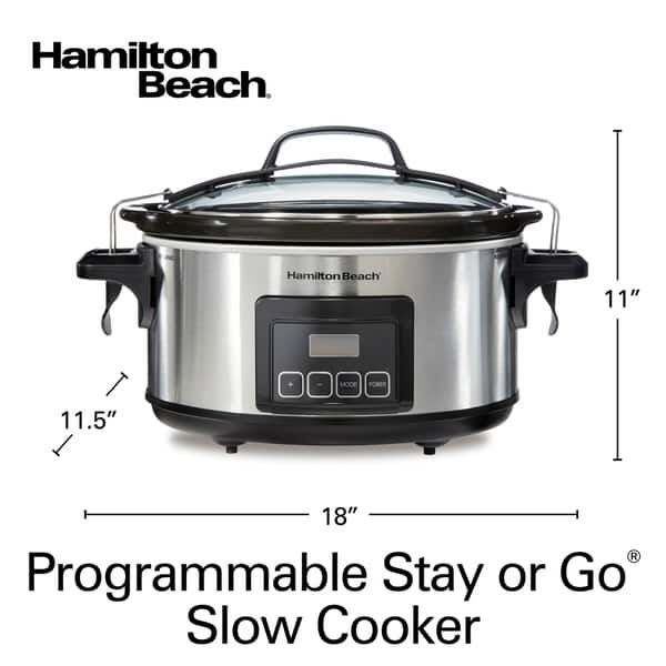 Hamilton Beach Stay or Go® Programmable Slow Cooker with Party