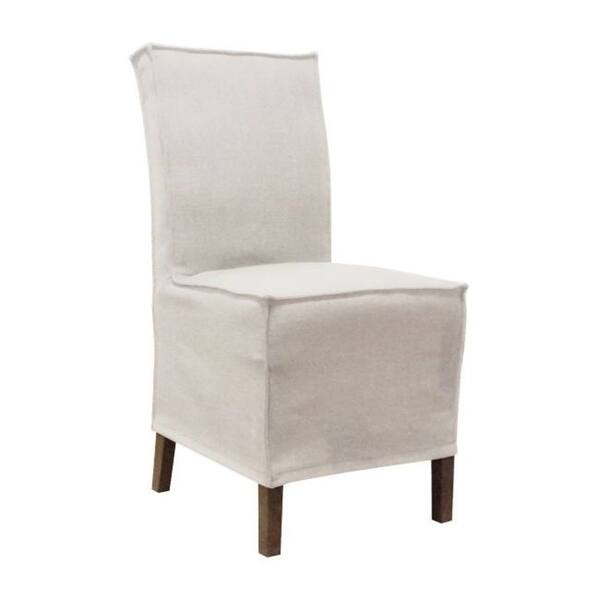 slide 1 of 4, Lily's Living Light Beige Clayton Side Chair, 38 Inch Tall - 7'9" x 10'10"