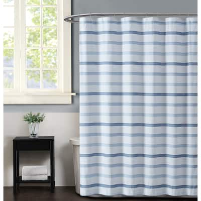 Porch & Den Brentford Waffle Stripe Shower Curtain