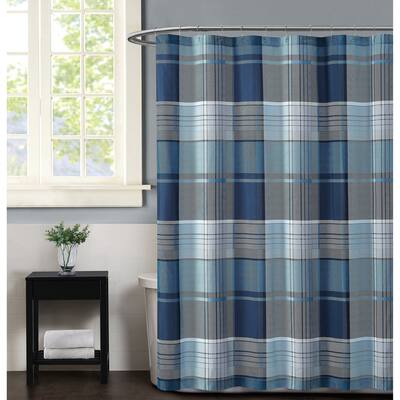 Porch & Den Burntknoll Plaid Shower Curtain