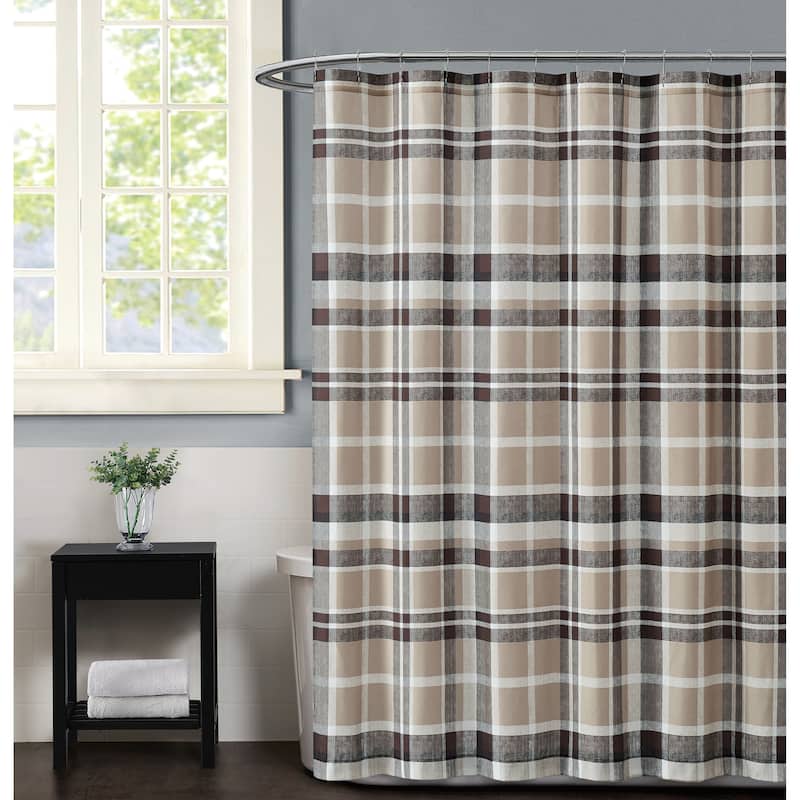 Porch & Den Brigadoon Plaid Shower Curtain