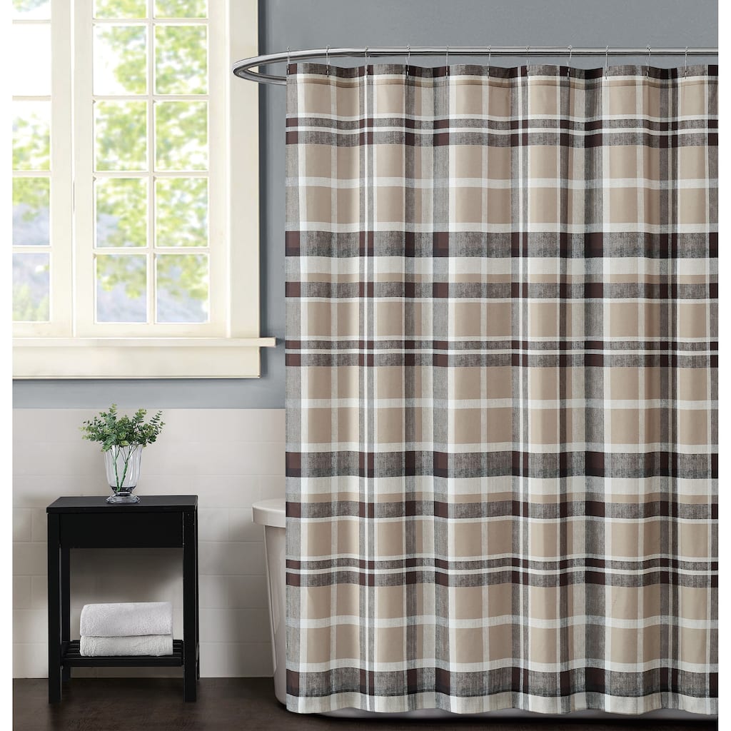 Porch & Den Brigadoon Plaid Shower Curtain