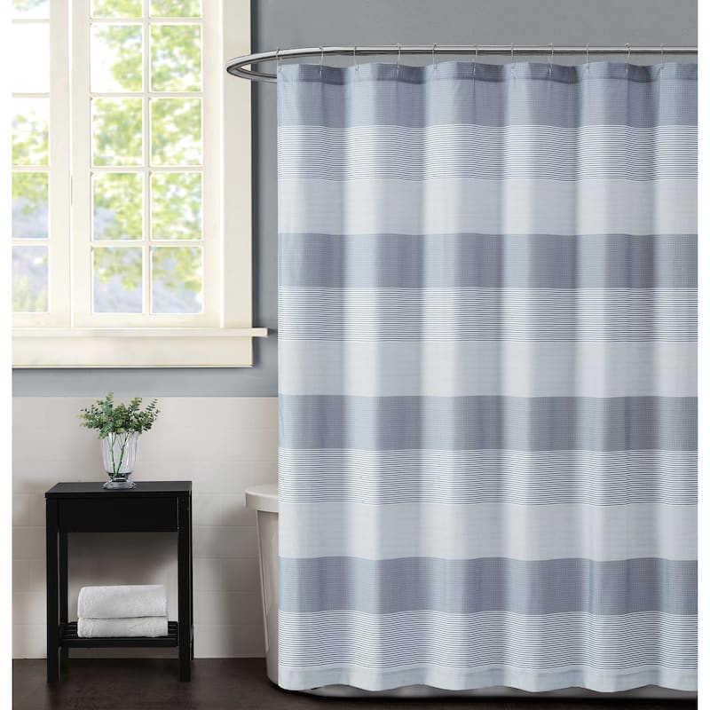 Porch & Den Brookman Multi Stripe Shower Curtain