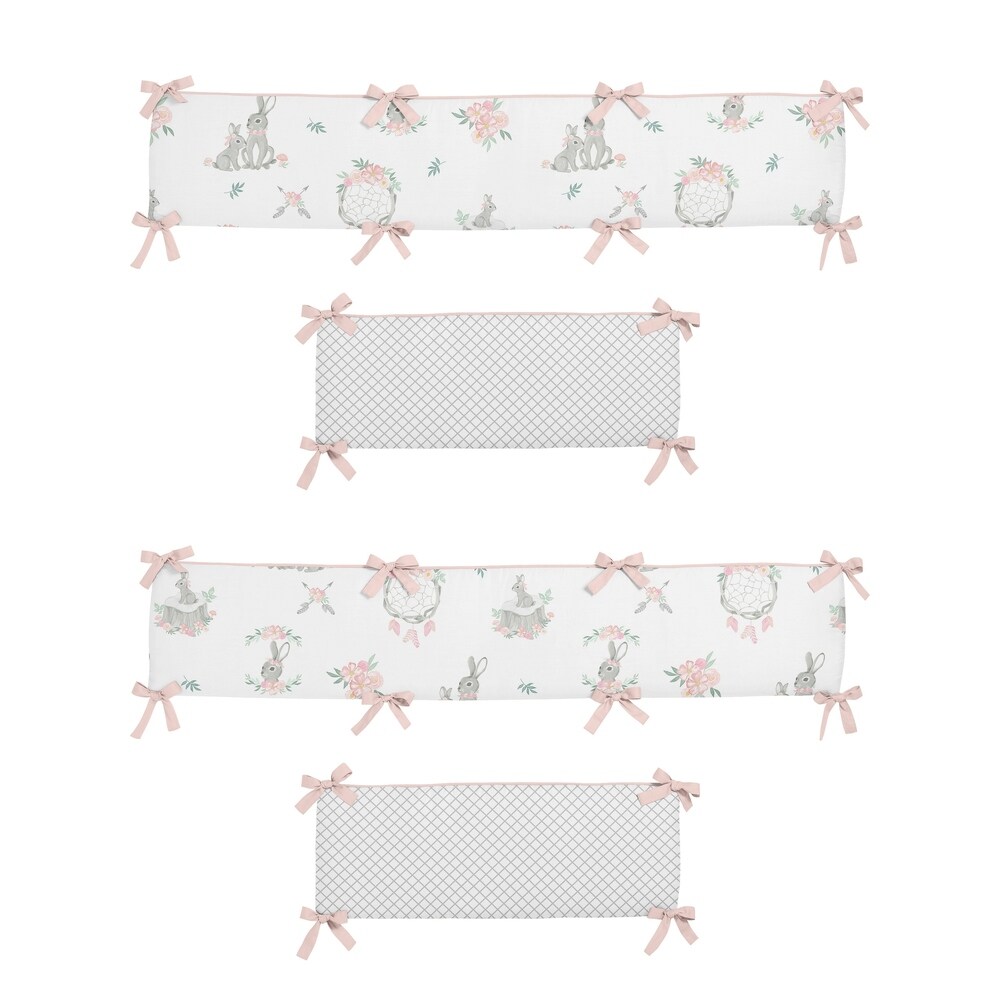 baby girl crib bumper