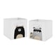 preview thumbnail 1 of 0, Sweet Jojo Designs Bear Raccoon Forest Animal Woodland Pals Collection Foldable Fabric Storage Bins - Beige Grey Black White