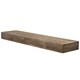 preview thumbnail 1 of 5, The Gray Barn Haven Walnut Brown Rustic Wood Floating Wall Shelf (Large)
