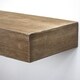 preview thumbnail 3 of 5, The Gray Barn Haven Walnut Brown Rustic Wood Floating Wall Shelf (Large)