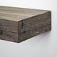 Rustic Wood Floating Wall Shelf - Grey (Large) - Thumbnail 3