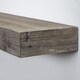 Rustic Wood Floating Wall Shelf - Grey (Large) - Thumbnail 4