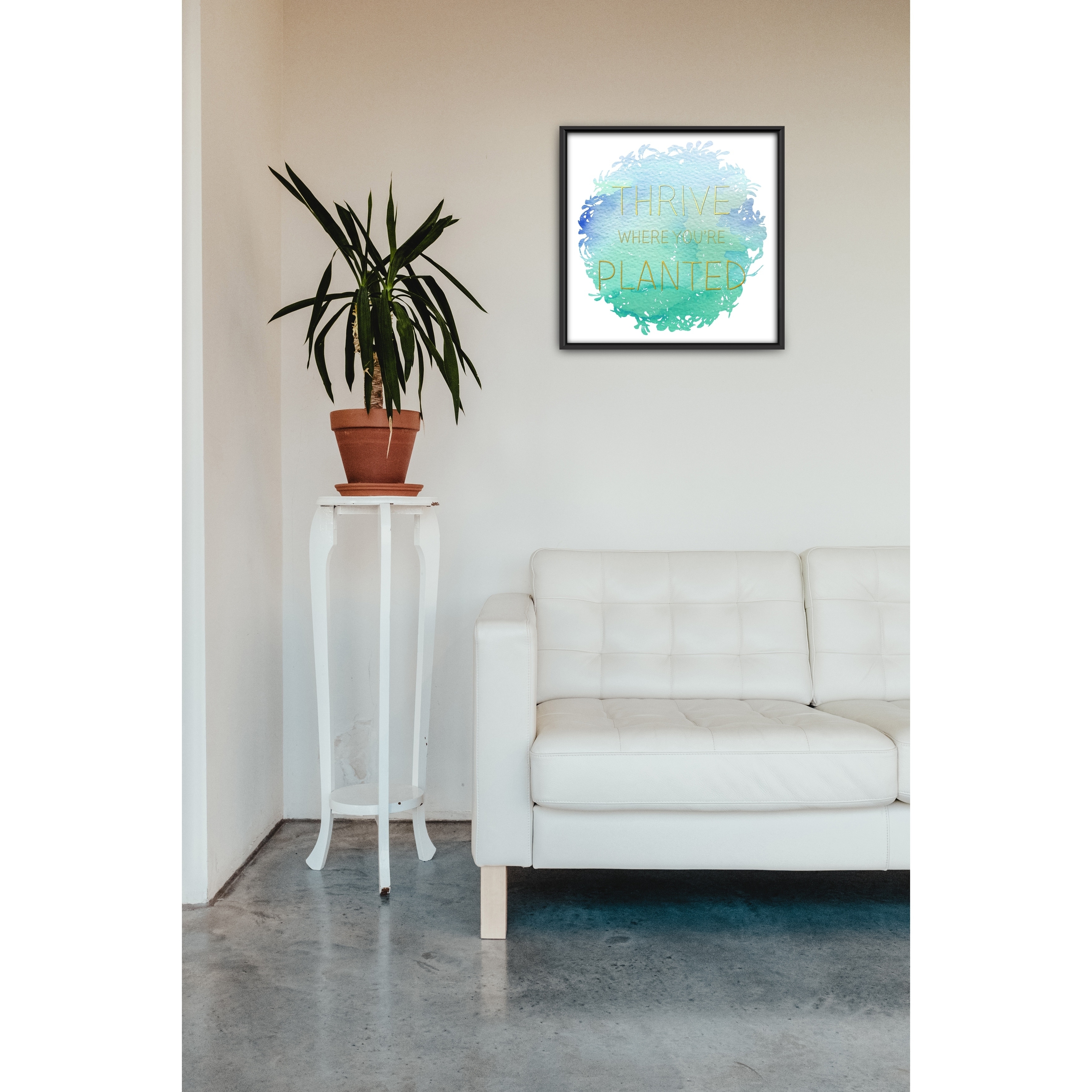 Star Home Décor Bloom Where You Are Planted By Acute Angle 12x12 Canvas  Print - Bed Bath & Beyond - 28987582