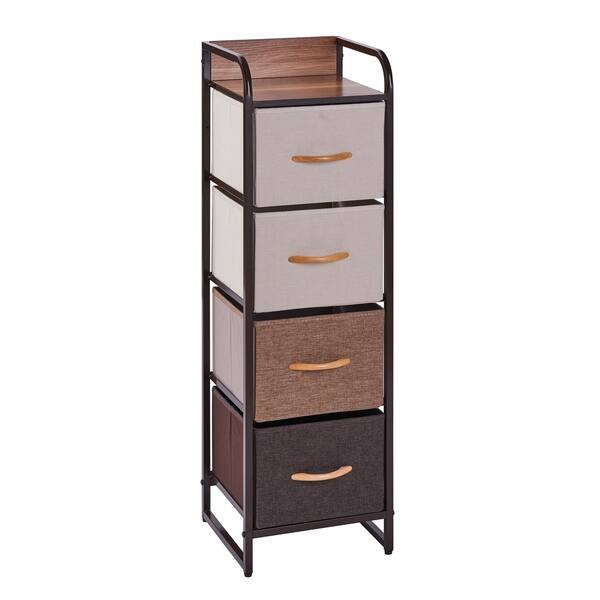 Shop Danya B Tall And Narrow Dresser Chest Storage Tower With 4