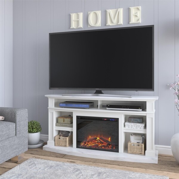Copper Grove Ungheni Fireplace TV Stand