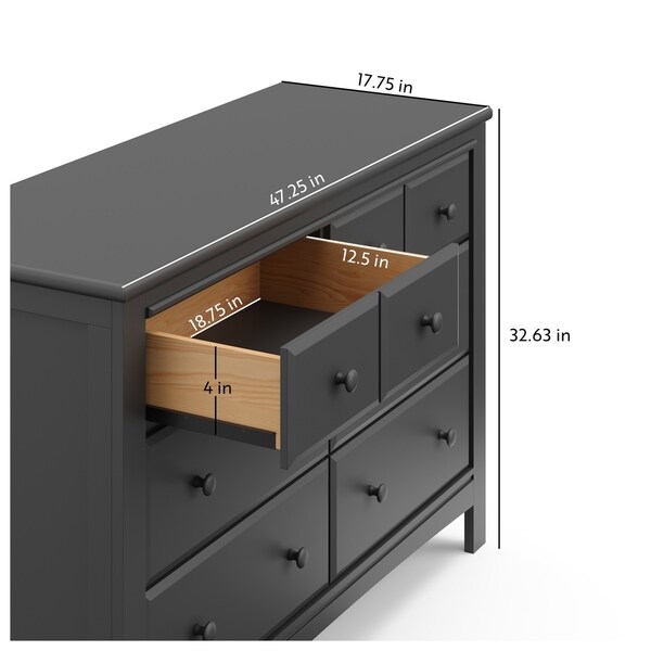 graco dresser gray