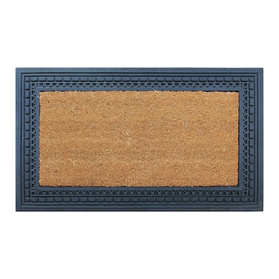 A1HC Rubber and Coir, 24" X 39" Heavy Duty Outdoor Doormat
