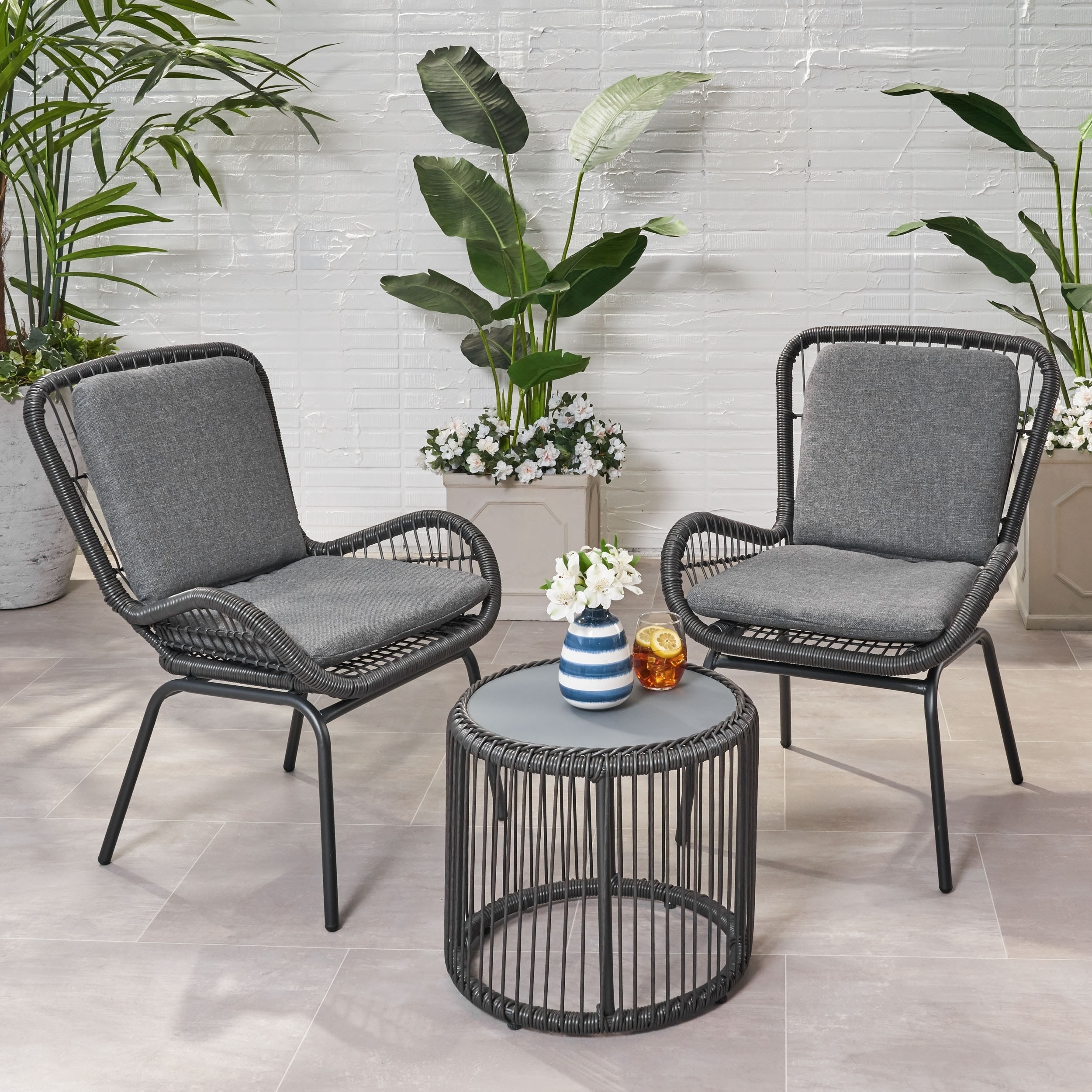 latigo 3pc rattan patio