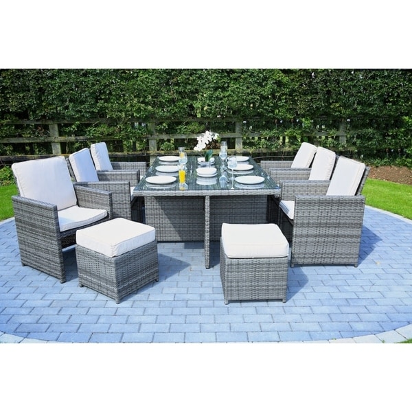 tall outdoor table and chair set