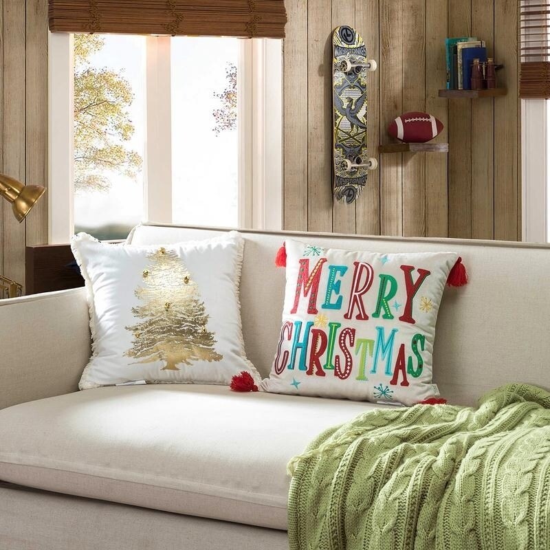 Shop Christmas Throw Pillows Free Shipping On Orders Over 45