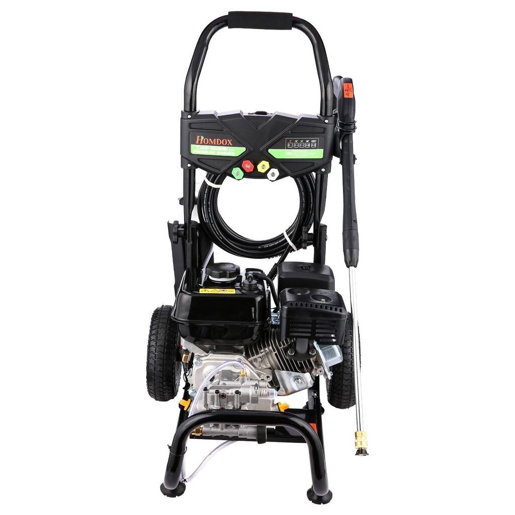 Homdox 7HP 3600PSI Petrol Engine High Pressure Washer 2.8GPM Household Cleaning Machine