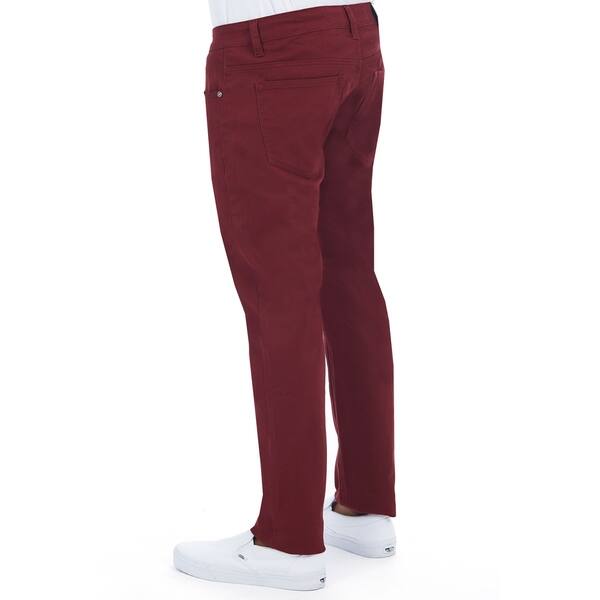 Shop Xray Mens Slim Fit Colored Jeans Pants Casual Style Five