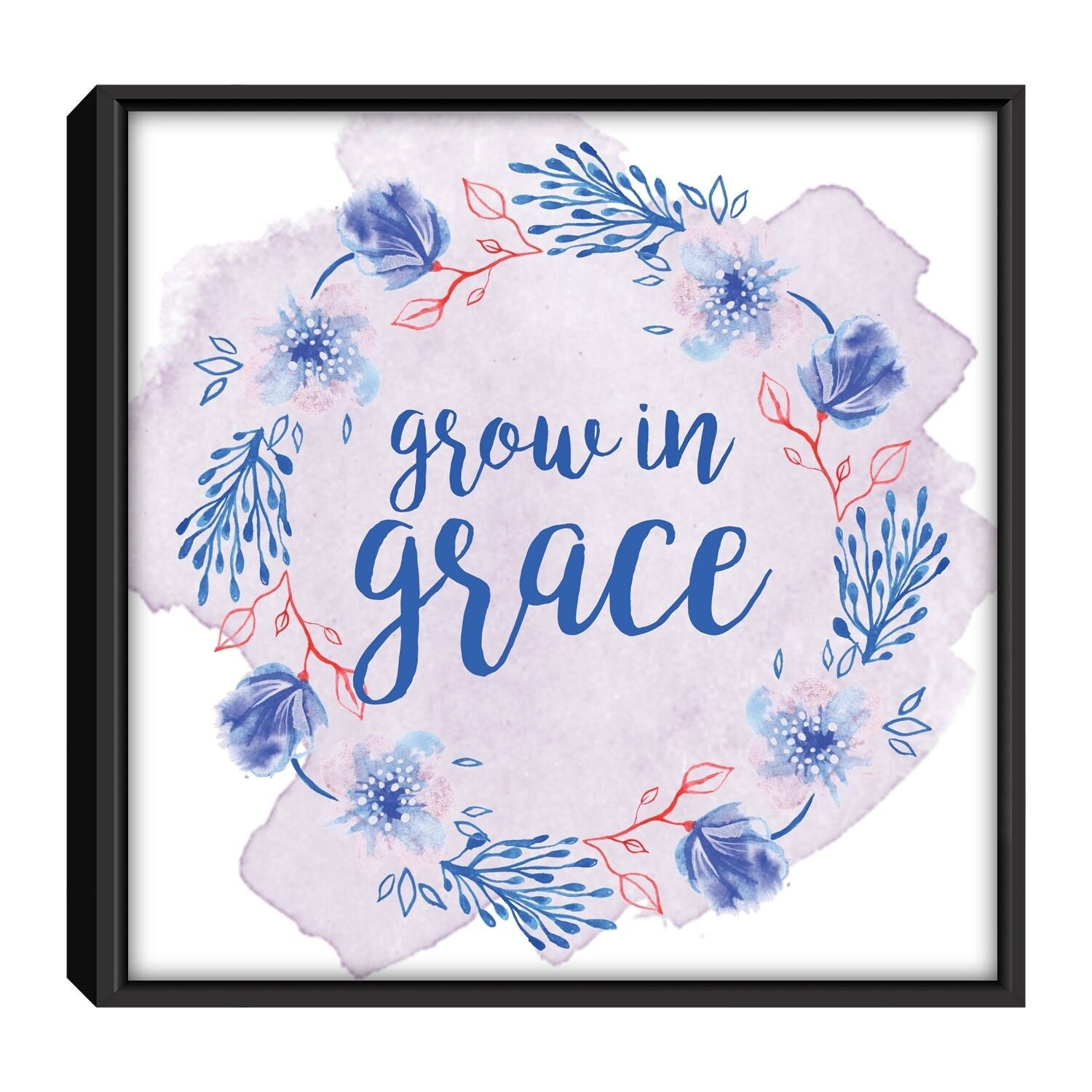 Star Home Décor Grow in Grace By Acute Angle 12x12 Frame Canvas Print