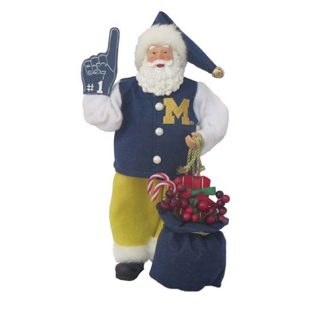 Santas Workshop Michigan Santa 12"