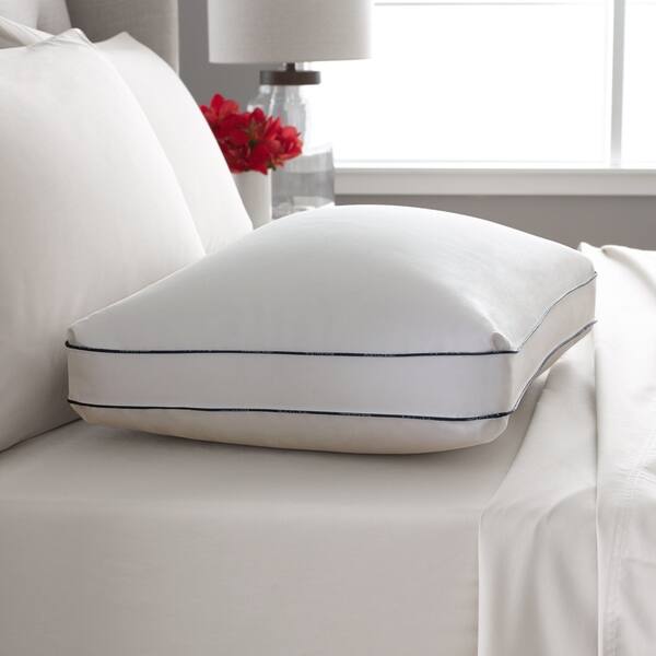 Shop Pacific Coast Superloft All Down Pillow White Blue Cord