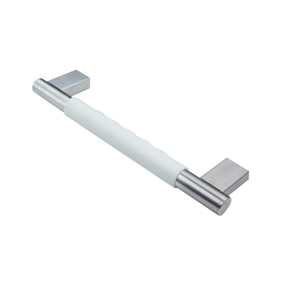 Transolid Maddox Grab Bar with White Rubber Handle