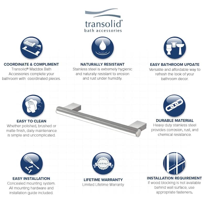 Transolid Maddox Grab Bar