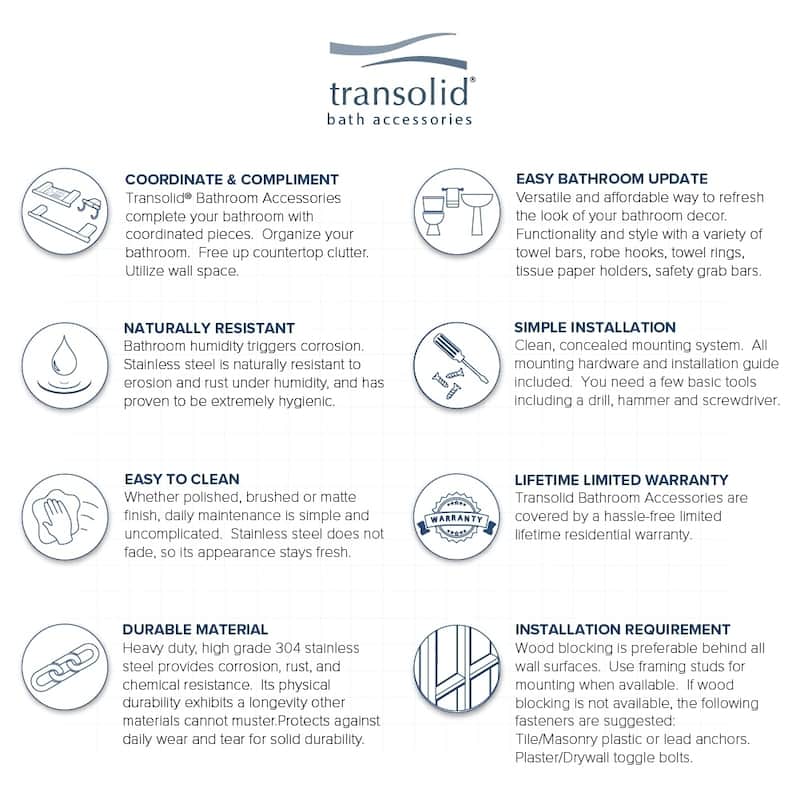 Transolid Maddox Grab Bar