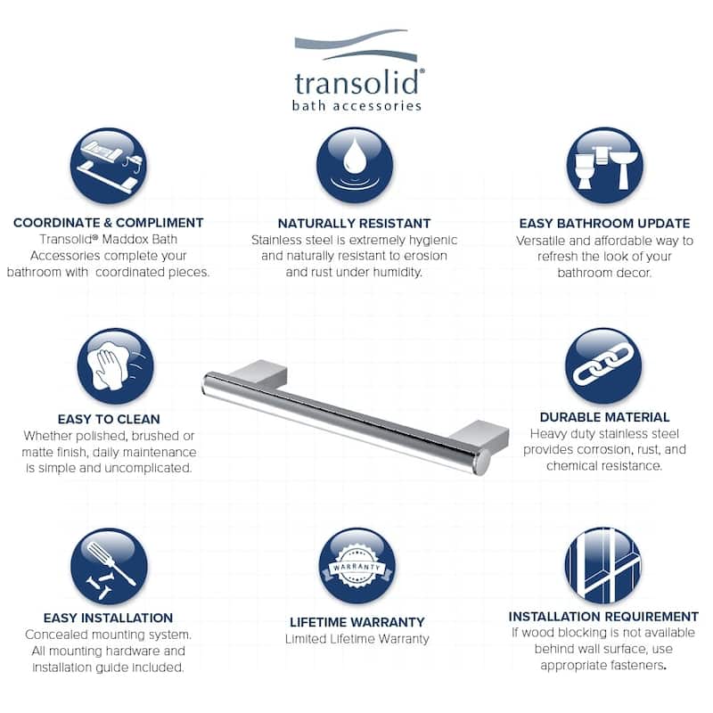 Transolid Maddox Grab Bar