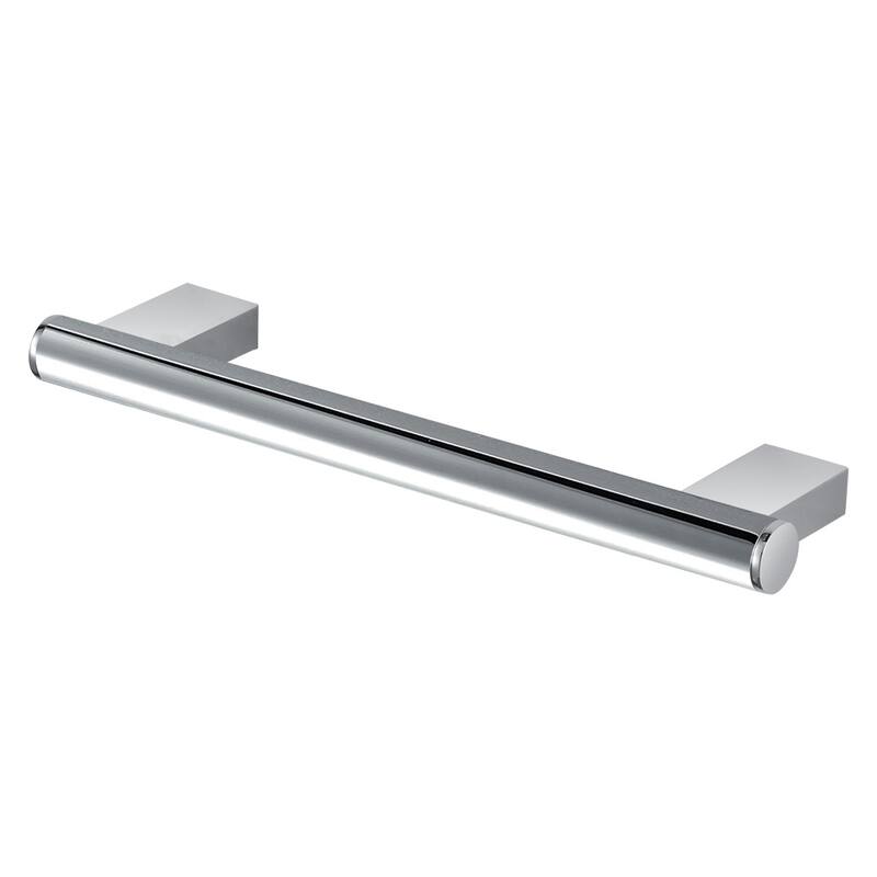 Transolid Maddox Grab Bar - 12-in - Polished Chrome