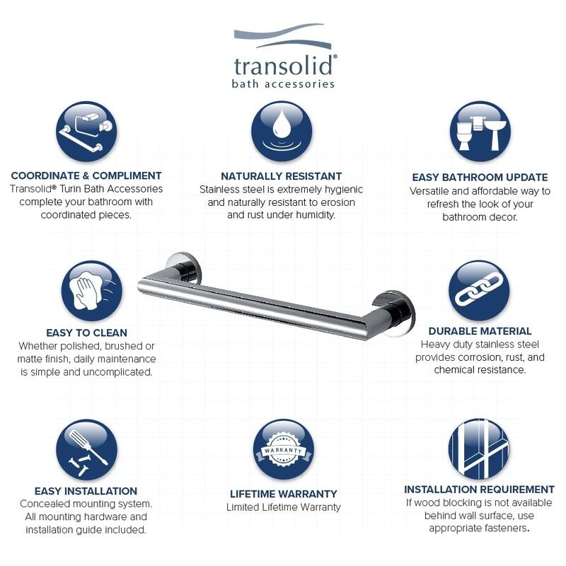 Transolid Turin Grab Bar