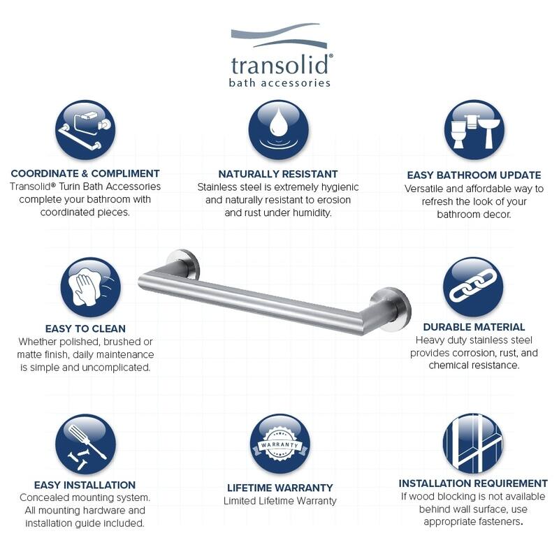 Transolid Turin Grab Bar