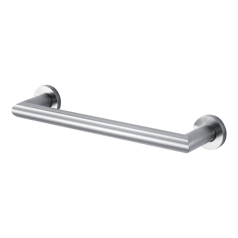 Transolid Turin Grab Bar - 12-in - Brushed Stainless