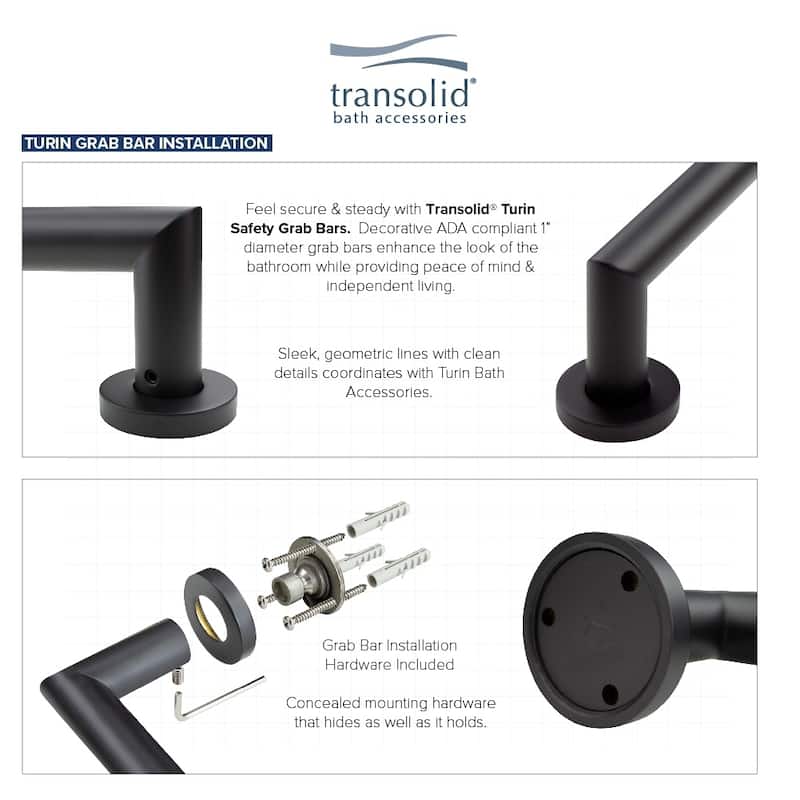 Transolid Turin Grab Bar