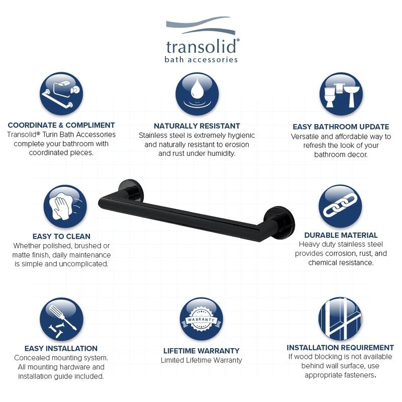 Transolid Turin Grab Bar