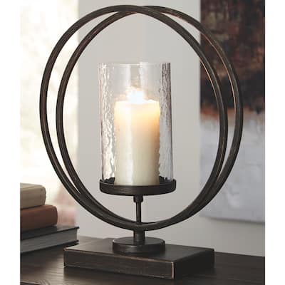 Copper Grove Tolz Candle Holder - Inches: 14" W x 5" D x 16.25" H
